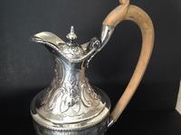 Antique Georgian Silver Crested Claret Jug - HEMING 1777 (5 of 7) Antique Georgian Silver Crested Claret Jug - HEMING 1777 (5 of 7)