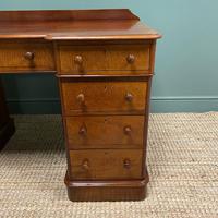 Quality Victorian Mahogany Antique Pedestal Desk (4 of 8) Quality Victorian Mahogany Antique Pedestal Desk (4 of 8)