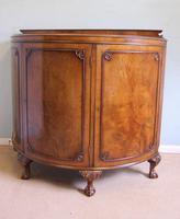 Figured Walnut Demi Lune Sideboard Side Cabinet (2 of 10) Figured Walnut Demi Lune Sideboard Side Cabinet (2 of 10)