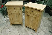Fabulous! 'Chunky' Pair of Old Pine Bedside Cabinets - We Deliver! (2 of 8) Fabulous! 'Chunky' Pair of Old Pine Bedside Cabinets - We Deliver! (2 of 8)