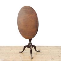 Antique Mahogany Tilt Top Table
