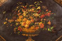 Late 18th Century Painted Octagonal Papier-Mâché Tray (2 of 4) Late 18th Century Painted Octagonal Papier-Mâché Tray (2 of 4)