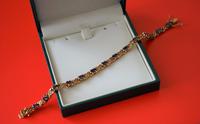 Vintage Exquisite Gold Amethyst Gem Set Link Bracelet - Boxed / Ideal Gift (4 of 11) Vintage Exquisite Gold Amethyst Gem Set Link Bracelet - Boxed / Ideal Gift (4 of 11)
