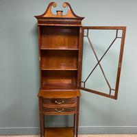 Quality Tall Slim Mahogany Victorian Antique Bookcase (6 of 8) Quality Tall Slim Mahogany Victorian Antique Bookcase (6 of 8)