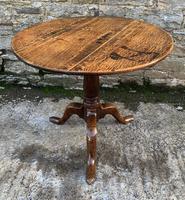 Large Georgian Oak Tilt Top Occasional Table (18 of 21) Large Georgian Oak Tilt Top Occasional Table (18 of 21)