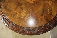 Antique 19th Century Mahogany & Burr Maple Marquetry Veneer Side Table (6 of 14) Antique 19th Century Mahogany & Burr Maple Marquetry Veneer Side Table (6 of 14)