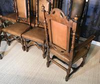 Quality Set of Eight Carolean Style Oak Dining Chairs (15 of 22) Quality Set of Eight Carolean Style Oak Dining Chairs (15 of 22)