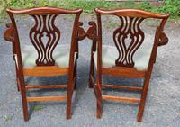 1920s Pair of Mahogany Carver Chairs with Pop-out Seats (3 of 3) 1920s Pair of Mahogany Carver Chairs with Pop-out Seats (3 of 3)