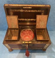 Regency Rosewood Twin Canister Tea Caddy (10 of 23) Regency Rosewood Twin Canister Tea Caddy (10 of 23)