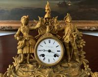 Large Superb Original 19th Century Glass Domed Gilt Mantle Clock For Minor Tlc (5 of 14) Large Superb Original 19th Century Glass Domed Gilt Mantle Clock For Minor Tlc (5 of 14)