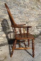 Pair of Antique Broad Arm Windsor Chairs (25 of 28) Pair of Antique Broad Arm Windsor Chairs (25 of 28)