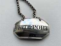 Rare Georgian Silver 'White Port' Label (3 of 4) Rare Georgian Silver 'White Port' Label (3 of 4)
