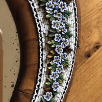 19th Century Italian Olive Wood Easel Mirror - Millefiori Micro Inlaid Detail (6 of 10) 19th Century Italian Olive Wood Easel Mirror - Millefiori Micro Inlaid Detail (6 of 10)