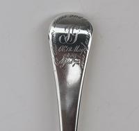 A Georgian Solid Silver Basting Spoon - Unusual Inscription C.1808 (2 of 8) A Georgian Solid Silver Basting Spoon - Unusual Inscription C.1808 (2 of 8)