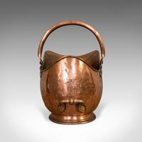 Antique Helmet Scuttle, Copper, Coal, Bucket, Fireside, Bin, Victorian c.1880 (5 of 9) Antique Helmet Scuttle, Copper, Coal, Bucket, Fireside, Bin, Victorian c.1880 (5 of 9)
