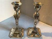 Fine Pair Solid Silver Victorian Candlesticks (2 of 7) Fine Pair Solid Silver Victorian Candlesticks (2 of 7)