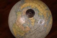 English Globe With Its Wooden Base - Early 20th Century (7 of 7) English Globe With Its Wooden Base - Early 20th Century (7 of 7)