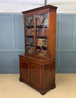 Good Edwardian Inlaid Mahogany Bookcase (16 of 16) Good Edwardian Inlaid Mahogany Bookcase (16 of 16)