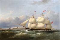 Oil Painting 'the Acadia off Dover' Samuel Walters 1811 - 1882 (2 of 6) Oil Painting 'the Acadia off Dover' Samuel Walters 1811 - 1882 (2 of 6)