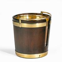 A George III mahogany and brass-bound plate bucket (3 of 6) A George III mahogany and brass-bound plate bucket (3 of 6)