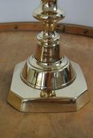Rare Set of 4 Large Victorian Brass Candlesticks Through Pushers 12.5" c.1890 (5 of 7) Rare Set of 4 Large Victorian Brass Candlesticks Through Pushers 12.5" c.1890 (5 of 7)