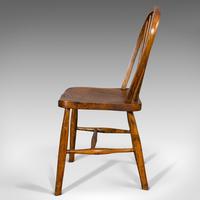 Antique Stick Back Chair, English, Elm, Beech, Station Seat, Victorian c.1870 (11 of 12) Antique Stick Back Chair, English, Elm, Beech, Station Seat, Victorian c.1870 (11 of 12)