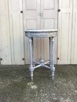 Painted French marble top occasional table (6 of 8) Painted French marble top occasional table (6 of 8)