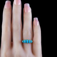 Antique Edwardian Turquoise Ring 18ct Gold Dated 1913 (4 of 7) Antique Edwardian Turquoise Ring 18ct Gold Dated 1913 (4 of 7)