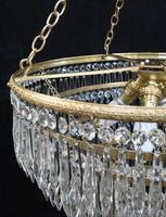 Italian Art Deco Six Tier Crystal Glass Chandelier (5 of 8) Italian Art Deco Six Tier Crystal Glass Chandelier (5 of 8)