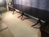 Mahogany Triple Pedestal Dining Table (2 of 10) Mahogany Triple Pedestal Dining Table (2 of 10)