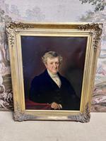 19th Century Oil on Canvas Portrait of a Gentleman 19th Century Oil on Canvas Portrait of a Gentleman