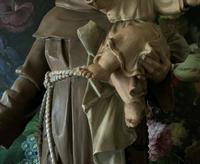 Bohumil Kafka RARE Carved Statue Sculpture St Anthony & Jesus (8 of 32) Bohumil Kafka RARE Carved Statue Sculpture St Anthony & Jesus (8 of 32)