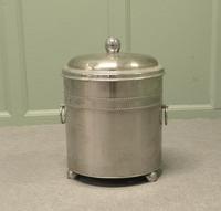 Art Deco Chrome Coal Bucket (1 of 5)