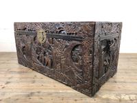Carved Oriental Camphorwood Chest or Trunk (7 of 13) Carved Oriental Camphorwood Chest or Trunk (7 of 13)