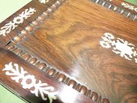 Inlaid Rosewood Table Box / Jewellery Box c.1840 (10 of 12) Inlaid Rosewood Table Box / Jewellery Box c.1840 (10 of 12)