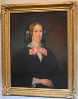 Victorian Naïve Portrait Oil Painting of a Lady (3 of 9) Victorian Naïve Portrait Oil Painting of a Lady (3 of 9)