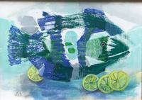 Original Oil on Canvas Paper 'lemon Sole' by Helen Hale. Roi. B.1936 Signed. Circa 1970. Framed (2 of 2) Original Oil on Canvas Paper 'lemon Sole' by Helen Hale. Roi. B.1936 Signed. Circa 1970. Framed (2 of 2)