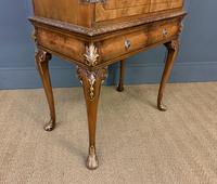 Floral Painted Burr Walnut Cabinet on Stand (3 of 15) Floral Painted Burr Walnut Cabinet on Stand (3 of 15)