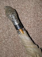 Vintage Sage Green Nylon Umbrella by LAWTEX With Hand Carved Wooden Owl Handle (6 of 12) Vintage Sage Green Nylon Umbrella by LAWTEX With Hand Carved Wooden Owl Handle (6 of 12)