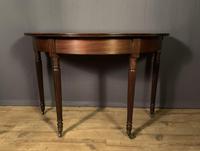 Regency mahogany Demi lune console table (8 of 8) Regency mahogany Demi lune console table (8 of 8)