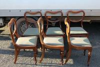 1850s Set 6 Victorian Mahogany Dining Chairs with Pale Green Upholstery (2 of 3) 1850s Set 6 Victorian Mahogany Dining Chairs with Pale Green Upholstery (2 of 3)