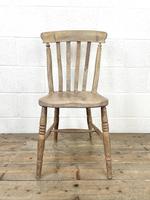 Set of Four Slat Back Antique Kitchen Chairs (4 of 10) Set of Four Slat Back Antique Kitchen Chairs (4 of 10)
