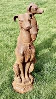 Pair of Large Outdoor Weathered Cast Iron Greyhound Dogs (5 of 9) Pair of Large Outdoor Weathered Cast Iron Greyhound Dogs (5 of 9)