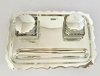 Sterling Silver Pen & Ink Stand Inkwell (2 of 8) Sterling Silver Pen & Ink Stand Inkwell (2 of 8)