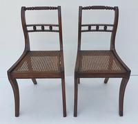 Pair of Early 19th Century Regency Mahogany Chairs