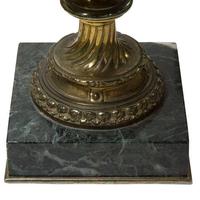 Pair of Green Marble Gilt Metal Mounted Table Lamps 19th Century (6 of 7) Pair of Green Marble Gilt Metal Mounted Table Lamps 19th Century (6 of 7)