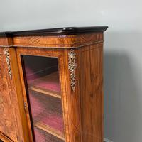 Spectacular Figured Walnut Victorian Break Fronted Antique Credenza (8 of 10) Spectacular Figured Walnut Victorian Break Fronted Antique Credenza (8 of 10)