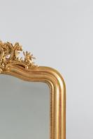 Large 19th Century French Gilt Overmantle Mirror (2 of 9) Large 19th Century French Gilt Overmantle Mirror (2 of 9)