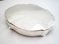Antique Silver Jewellery Box in a Shaped Oval Form and Hinged Lid (2 of 6) Antique Silver Jewellery Box in a Shaped Oval Form and Hinged Lid (2 of 6)