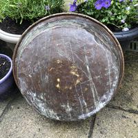 18th Century Brass Cream Pan - Log Bin (7 of 7) 18th Century Brass Cream Pan - Log Bin (7 of 7)